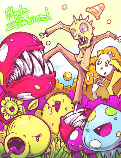 Plants vs. Zombies - Фан-арт — 2