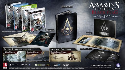 Assassin's Creed IV: Black Flag - Коллекционные издания Assassin's Creed IV: Black Flag